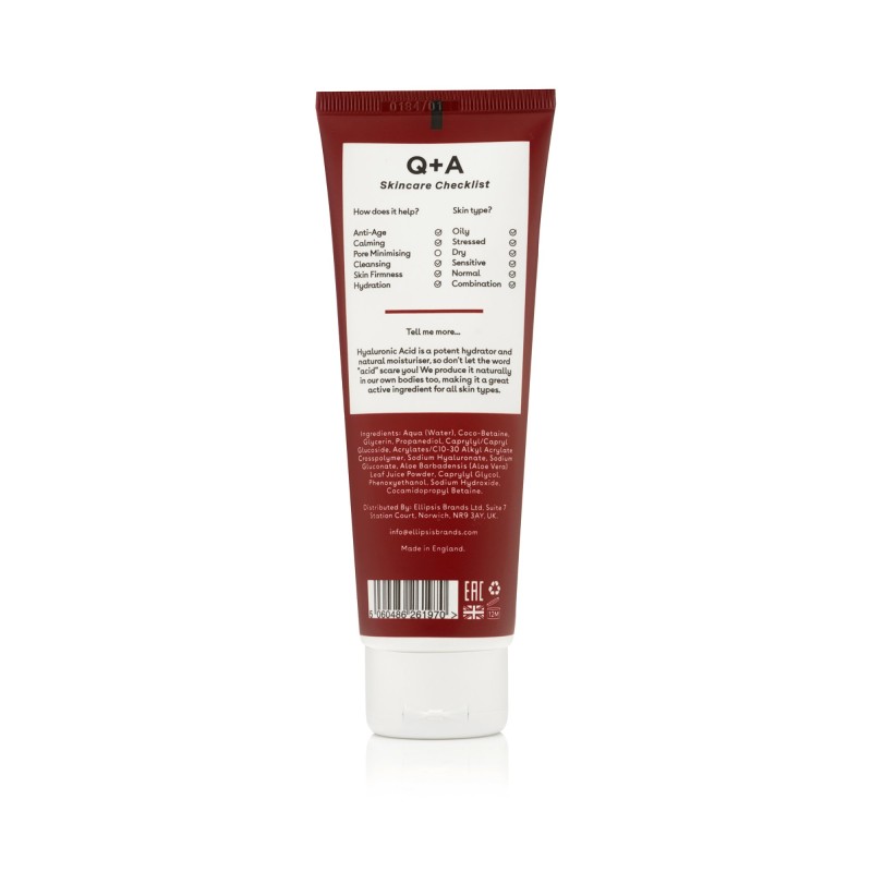 Hyaluronic Acid Hydrating Cleanser Drėkinamasis veido prausiklis su hialuronu, 125ml