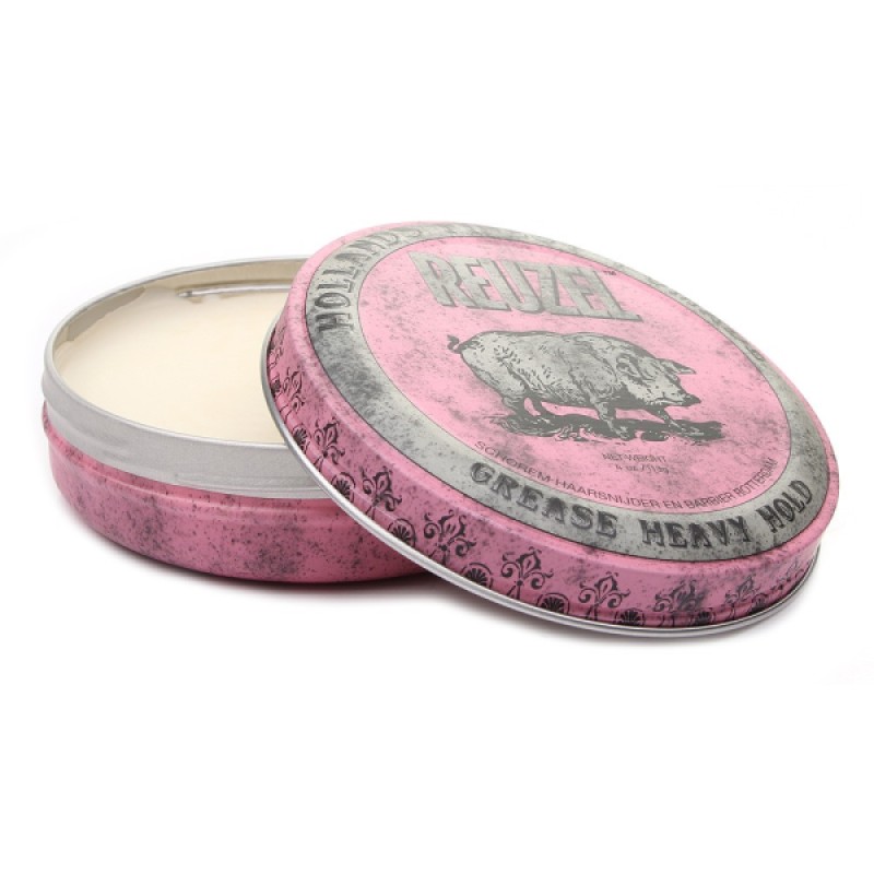 Pink Grease Heavy Hold Pomade - Pomada plaukams, 35 g