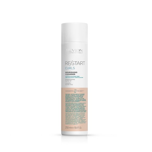RE/START Curls Nourishing Cleanser Maitinantis šampūnas garbanotiems plaukams, 250ml