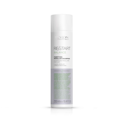 RE/START Balance Purifying Micellar Shampoo Valomasis micelinis šampūnas, 250ml