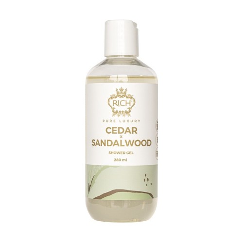 Pure Luxury Cedar x Sandalwood Shower Gel Drėkinamasis dušo gelis, 280ml