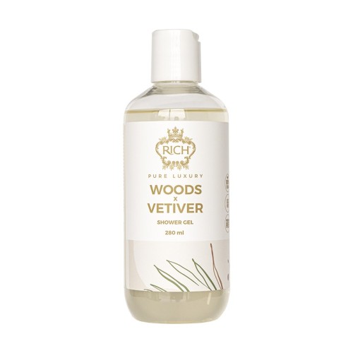 Pure Luxury Woods x Vetyver Shower Gel Drėkinamasis dušo gelis, 280ml
