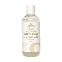 Pure Luxury White Rose & Almond Milk Shower Gel Drėkinamasis dušo gelis, 280ml 
