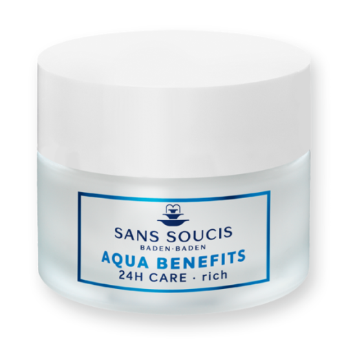Aqua Benefits 24h Care Rich Drėkinamasis veido kremas sausai odai, 50ml