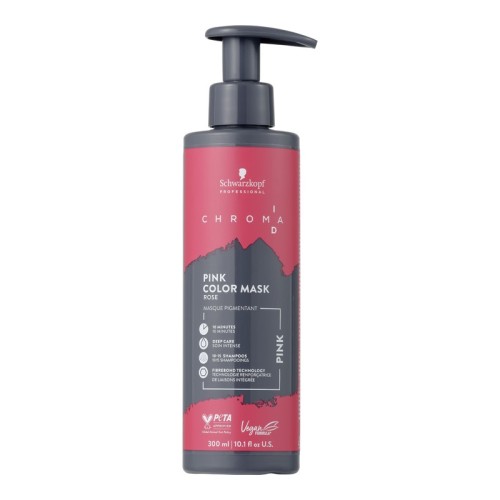 Chroma ID Pink Color Mask Dažanti plaukų kaukė, 300ml