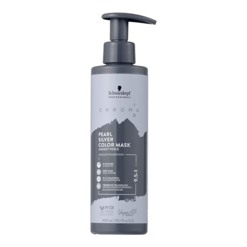 Chroma ID Pearl Silver Color Mask Dažanti plaukų kaukė, 300ml