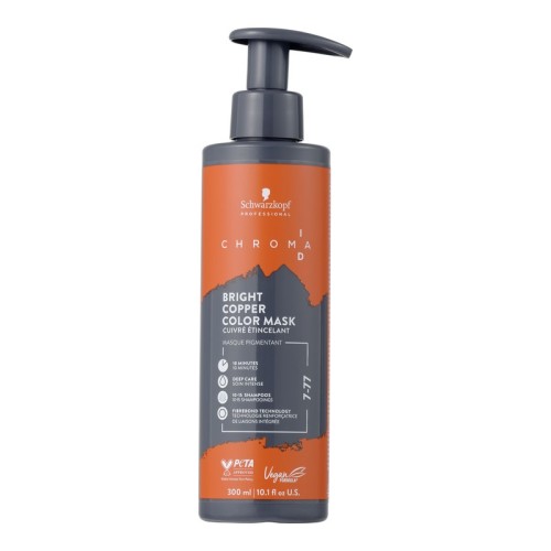 Chroma ID Bright Copper Color Mask Dažanti plaukų kaukė, 300ml