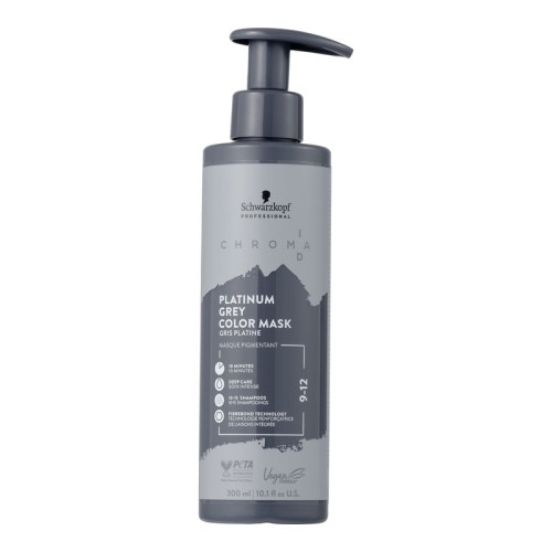 Chroma ID Platinum Grey Color Mask Dažanti plaukų kaukė, 300ml