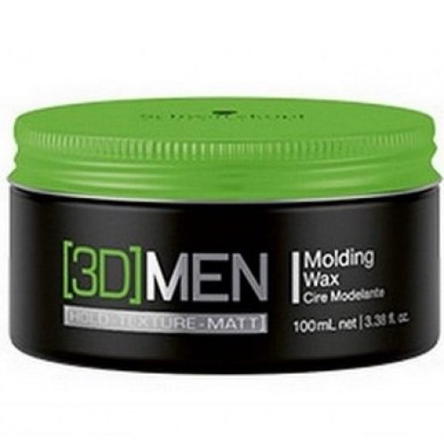 3D MEN Molding Wax Vidutinės fiksacijos plaukų vaškas, 100ml