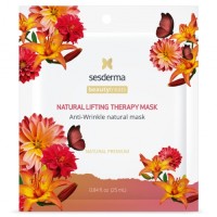 BeautyTreats Natural Lifting Therapy Mask Stangrinamoji lakštinė veido kaukė, 1vnt 