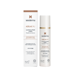Azelac Ru Luminous Fluid Cream SPF50 Spalvą suteikiantis veido fluidas, 50ml 