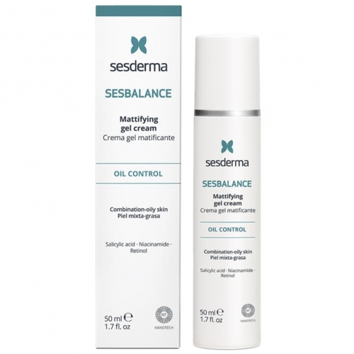 Sesbalance Mattifying Gel Cream Matiškumo suteikiantis gelinis veido kremas, 50ml