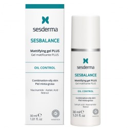 Sesbalance Mattifying Gel PLIUS Matizuojantis veido gelis, 30 ml 