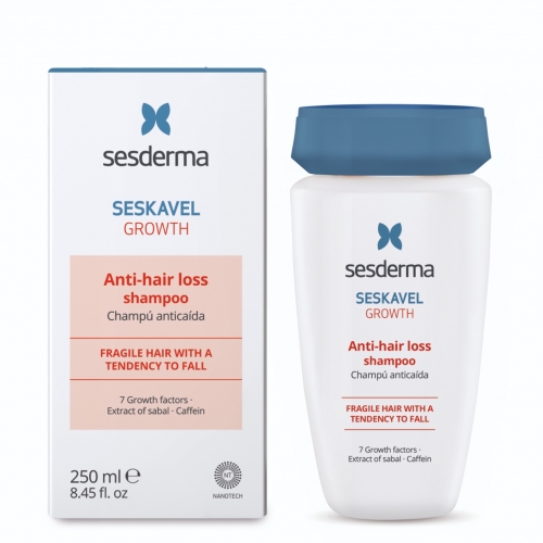 Seskavel Growth Anti-Hair Loss Shampoo Šampūnas nuo plaukų slinkimo, 250ml