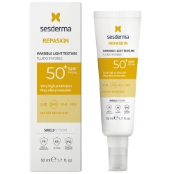 Repaskin Invisible Light Texture Fluid SPF50+ Apsauginis fluidas nuo saulės veidui, 50ml 