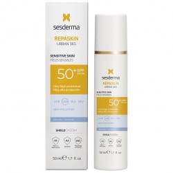 Repaskin Urban 365 Sensitive Skin Face Cream SPF50+ Apsauginis veido kremas nuo saulės jautriai odai, 50ml 