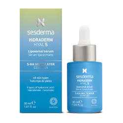 Hidraderm Hyal 5 Drėkinamasis veido serumas, 30ml 