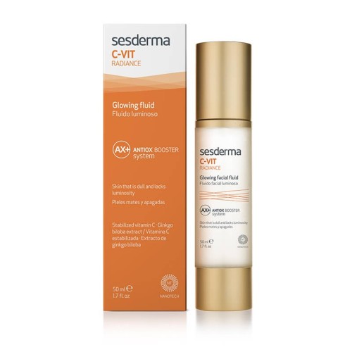 C-Vit Glowing Fluid Švytėjimo suteikiantis fluidas veidui, 50ml