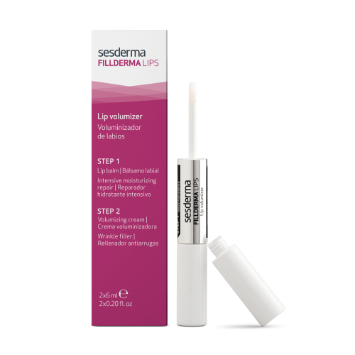 Fillderma Lip Volumizer Lūpų putlinimo priemonė su hialurono rūgštimi, 2x6ml
