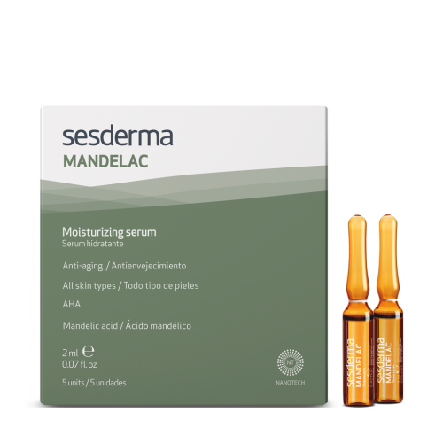 Mandelac Moisturizing Serum Intensyvaus serumo ampulės, 5x2ml