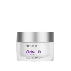 Global Lift Lift Contour Face & Neck Cream Stangrinamasis kremas veidui ir kaklui mišriai odai, 50ml 