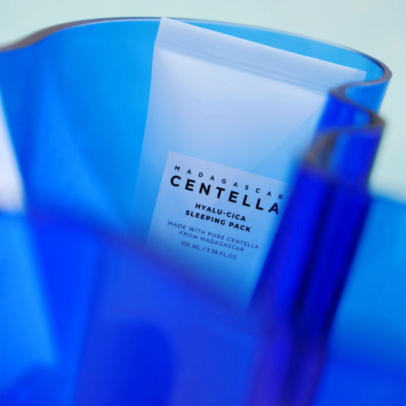 Madagascar Centella Hyalu-Cica Sleeping Pack Naktinė veido kaukė su hialuronu, 100ml