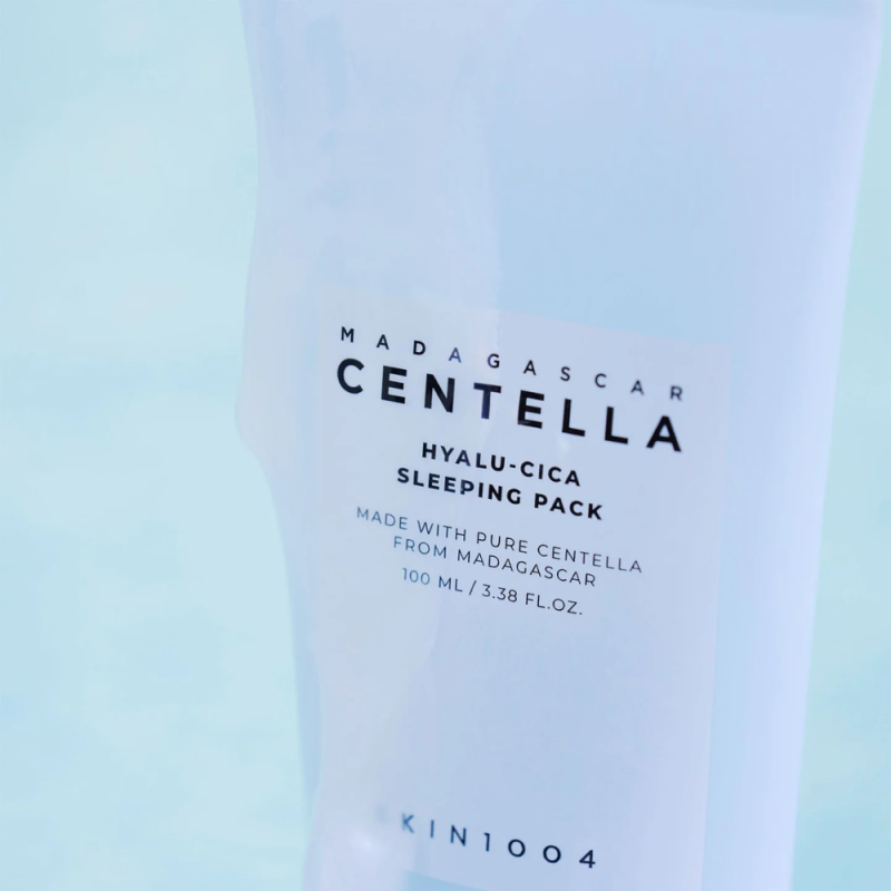 Madagascar Centella Hyalu-Cica Sleeping Pack Naktinė veido kaukė su hialuronu, 100ml