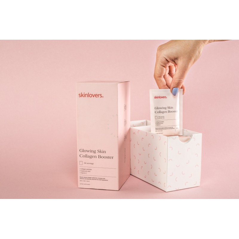 Glowing Skin Collagen Booster Kolageną skatinantys maisto papildai, 30x7,5g