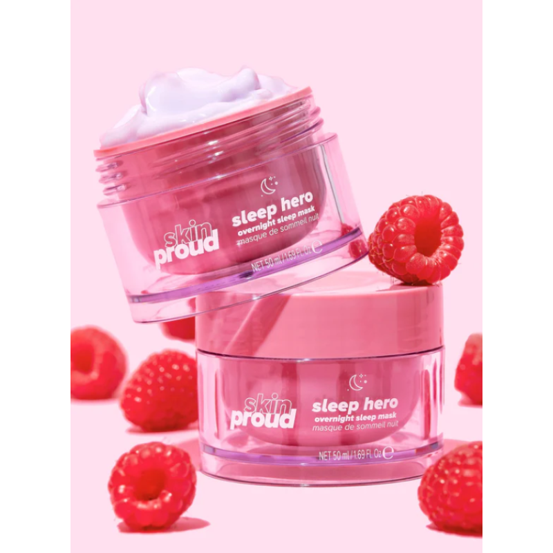 Sleep Hero Overnight Sleep Mask Drėkinamoji naktinė veido kaukė, 50ml