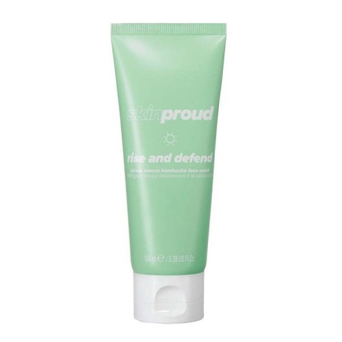 Rise And Defend Stress Rescue Kombucha Face Wash Raminamasis veido prausiklis, 100ml