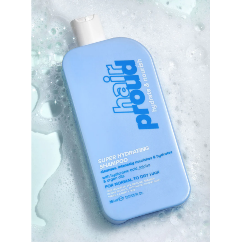Hair Proud Super Hydrating Shampoo Intensyviai drėkinantis šampūnas, 360ml