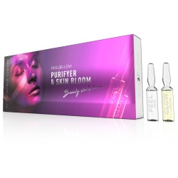 Peel 2 Glow Purifyer & Skin Bloom Šveičiamoji veido priemonė, 10amp. 