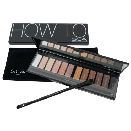 Eyshadow Pallette How To Akių šešėlių paletė, 1vnt