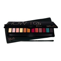 Eyeshadow Pallette How To 2 Akių šešėlių paletė, 12g 