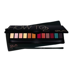 Eyeshadow Pallette How To 2 Akių šešėlių paletė, 12g 