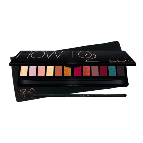 Eyeshadow Pallette How To 2 Akių šešėlių paletė, 12g