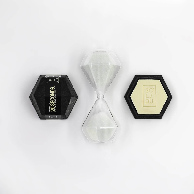 20 SECONDS. Švelnus rankų darbo muilas, 55g
