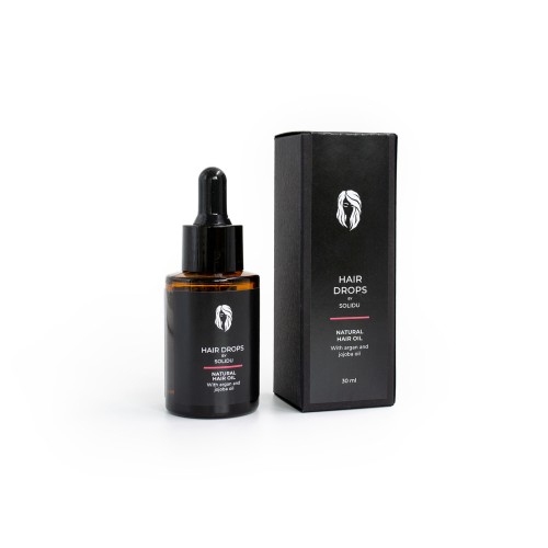 HAIR DROPS Natural Hair Oil Plaukų aliejus sausiems galiukams, 30ml