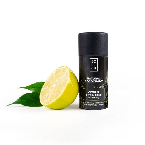 Natural Deodorant Natūralus dezodorantas su citrusu ir arbatmedžiu ,55g