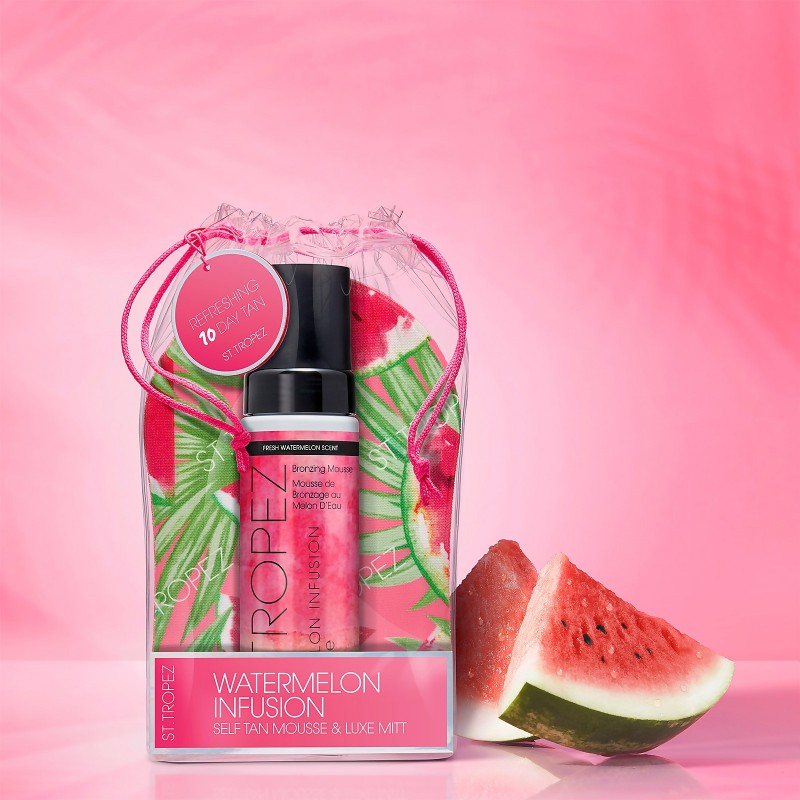 Self Tan Watermelon Infusion Mousse & Luxe Mitt Kit Savaiminio įdegio priemonių rinkinys, 1vnt