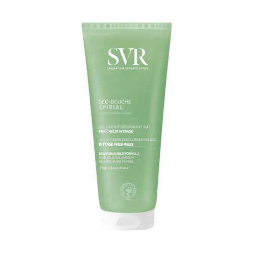 Spirial 24h Deodorizing Cleansing Gel Dezodoruojantis kūno prausiklis su probiotikais, 200ml