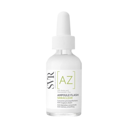 Sebiaclear Ampoule Flash Koncentruotas veido serumas su azelaino rūgštimi, 30ml