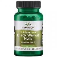 Black Walnut (Juodasis riešutmedis) 500mg Maisto papildas, N60 