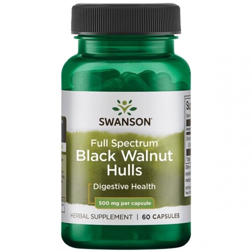 Black Walnut (Juodasis riešutmedis) 500mg Maisto papildas, N60
