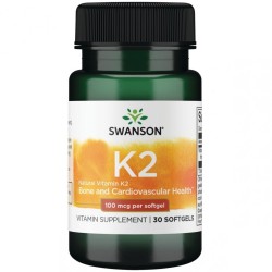 Vitaminas K2 100mcg Maisto papildas, N30 