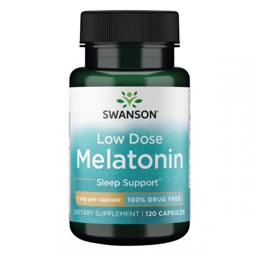 Melatoninas 1mg Maisto papildas, N120