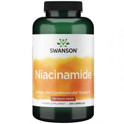 Vitaminas B3 (Niacinas) 500mg Maisto papildas, N250