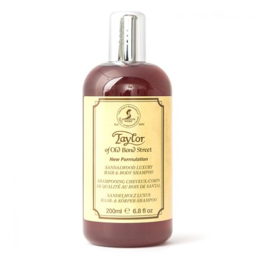 Sandalwood Luxury Hair & Body Shampoo Šampūnas ir prausiklis vyrams, 200ml