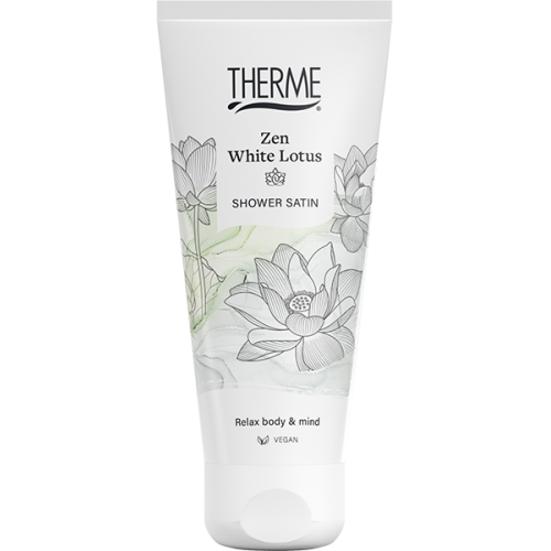 Zen White Lotus Shower Satin Kūno prausiklis, 200 ml 