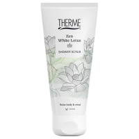 Zen White Lotus Shower Scrub Kūno šveitiklis, 200 ml  